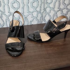 Coach Black kitten pump